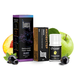 Жидкость Набор Chaser Black Blackcurrant Peach Apple 30мл 5%