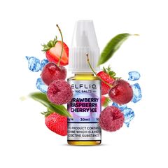Жидкость Elf Liq Strawberry Raspberry Cherry Ice (Клубника Малина Вишня Лед) 10мл 5%