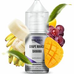 Жидкость SOLANA LIQUID Grape Mango Banana (Виноград Манго Банан) 30мл 5%